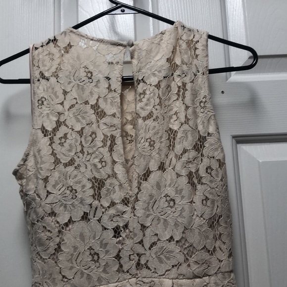 BHLDN Hitherto Kinsley Fit and flare lace scalloped dress - Picture 4 of 6